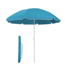 Ombrellone da Giardino Ø170 cm in metallo  telo in nylon Azzurro