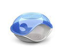 Cuccia chiusa per gatti e cani 57x48x32 cm comoda Blu