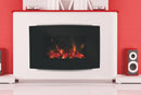 Camino Caminetto Elettrico da Parete 2000W Kooper Courbet