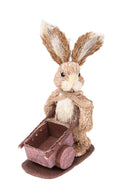 Coniglio con Cariola 15 H 24 cm 