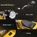 Moto Elettrica per Bambini 6V 3 Ruote Gialla