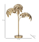 Lampada da Tavolo Leaf 57x81x57 cm in Ferro Oro