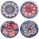 Set 4 Piatti Pizza Ø33x2 cm  in Porcellana VdE Tivoli 1996 Le Maioliche 