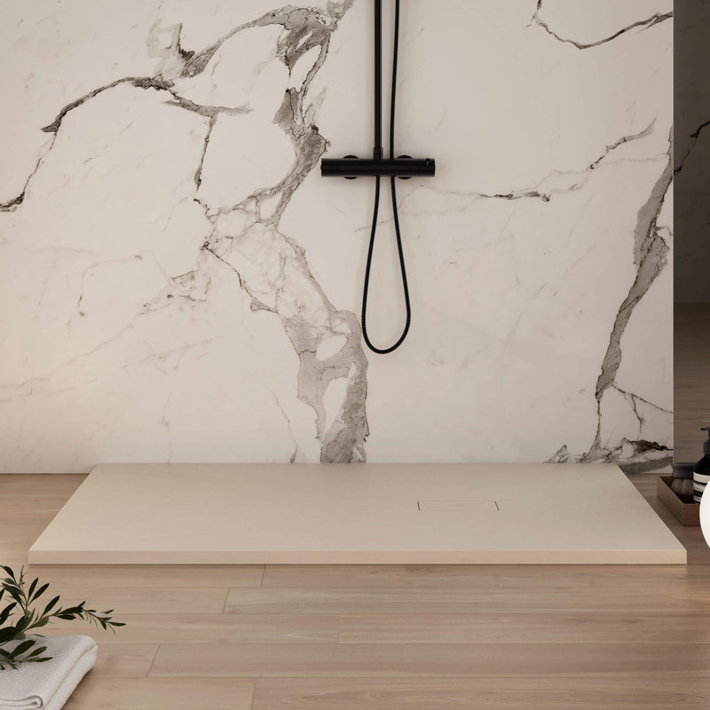 Piatto Doccia in Pietra Bonussi Manila Crema Varie Misure