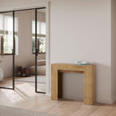 Consolle Allungabile 90x25/181 cm Pannelli in Nobilitato Slick Quercia Natura