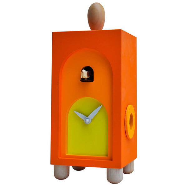 acquista Orologio a Cucù da Appoggio 12X31X11Cm Pirondini Italia Arcobaleno Arancio