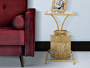 Lanterna Oroy 25x21x33 cm in Ferro e Vetro Oro