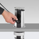 Multipresa con USB in Alluminio Emuca 