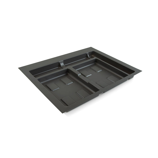Base 2 Posti per Pattumiera Differenziata per Cassetti Cucina 60 cm in Plastica Emuca Grigio acquista