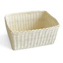 Cestina Rettangolare 37xh18x27 cm in Rattan Naturale