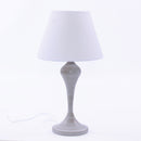 Lampada da Tavolo Ø25xH46 cm in Metallo Grigio