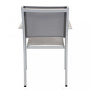 Sedia da Giardino Zante Impilabile 56x60x84 h cm in Textilene Tortora