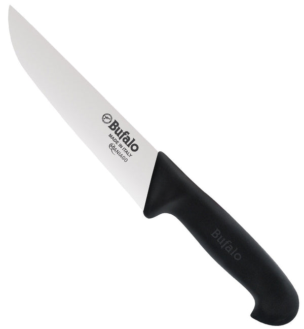 Coltello Francese Lama 18 cm Bufalo Macello S92/18 Manico Nero sconto