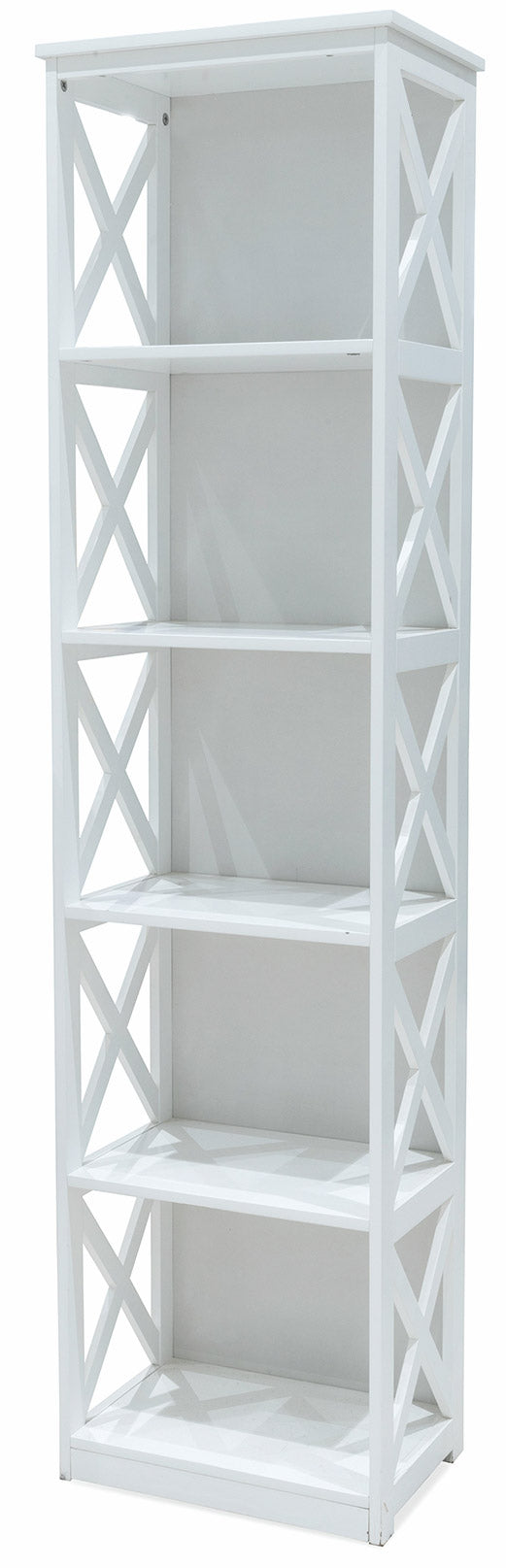 online Mobile a Colonna da Bagno 5 Ripiani 45x30x175 cm in MDF Soriani Bianco