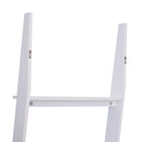 Libreria 5 Ripiani Aperti Design Moderno in Legno Bianco 50x40x195 cm 