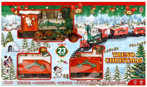 Trenino Natalizio a Elettrico con Vagoni ed Elfi Vanzetti prezzo