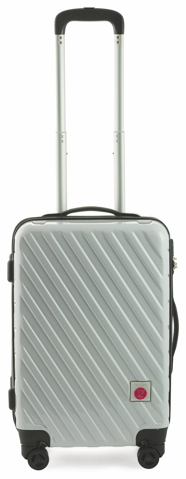 Set 2 Valigie Trolley Rigide in Policarbonato 4 Ruote TSA Soriani Bianco