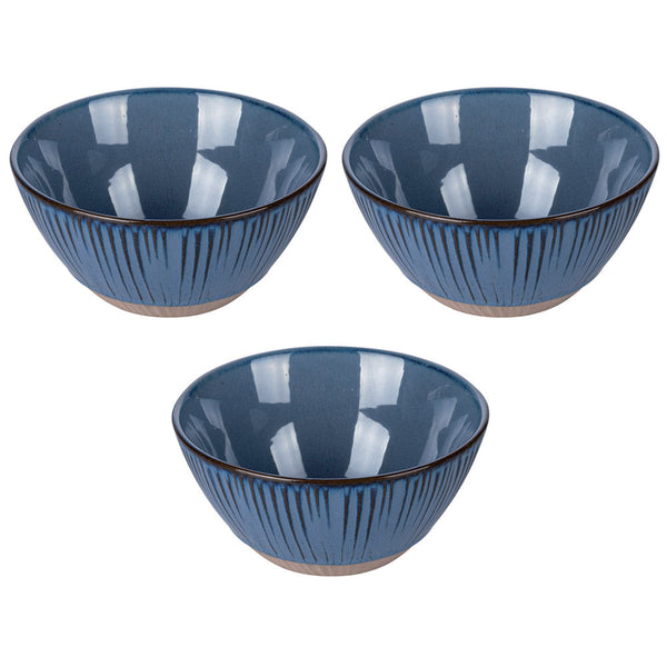 Set 3 Ciotole Ø19x9 cm 1300 ml in Gres VdE Tivoli 1996 Reactive prezzo