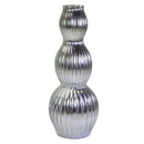 Portavaso resina argento cm Ø45xh120