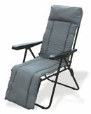 Sedia Sdraio Reclinabile Pieghevole Soriani Madrid Grigia