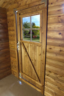 Casetta da Giardino con Porta  e Finestra 260x200 cm in Legno Agata