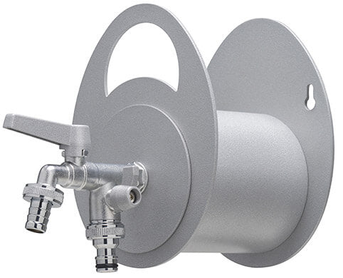 sconto Portatubo da Muro in Metallo con Rubinetto a Doppia Uscita Belfer 42/MU Alluminio