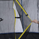 Trampolino Elastico Ø366 cm con Rete di Sicurezza e Pali Imbottiti  J-More