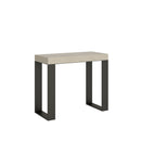 Consolle Allungabile 90-196x40x77 cm Tecno Small Premium Cashmere Telaio Antracite 