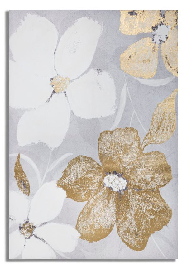 prezzo Stampa Dinpinta Flowery 80x3x120 cm in Legno e Tessuto