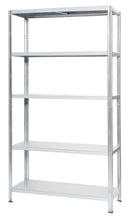 Scaffale in Metallo 5 Ripiani 100x40x187 cm Grigio Nuvolato 