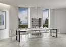 Tavolo Allungabile 120-380x90x77 cm Tecno Evolution Marmo