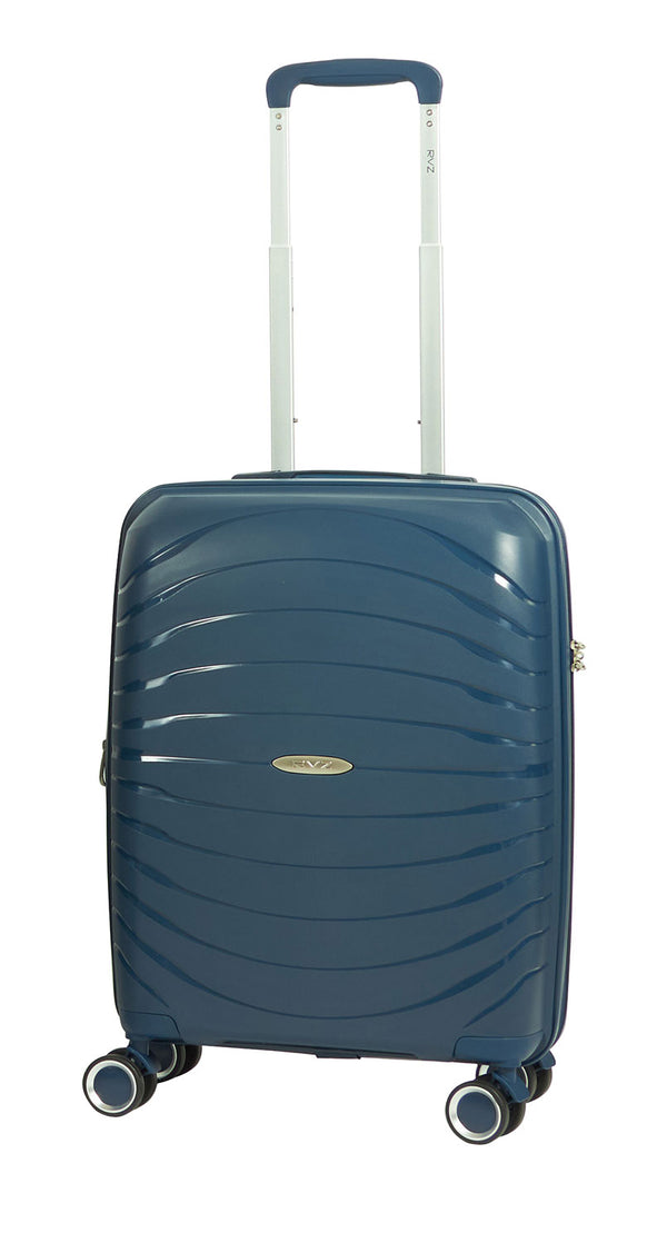 Trolley Valigia Bagaglio a Mano Rigido Espandibile in Polipropilene TSA Ravizzoni Alaska Blu acquista