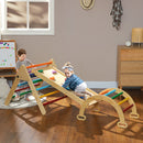 Gioco per Bambini 5 in 1 Triangolo e Arco Montessori Rampa per Arrampicata    