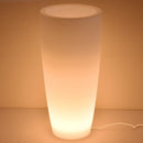 Vaso Luminoso da Giardino a LED Ø33 cm in Resina 5W Cypress Bianco Caldo
