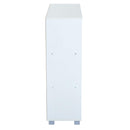 Libreria Scaffale con 9 Scompartimenti Bianco e Rovere 89.5x30x93 cm 