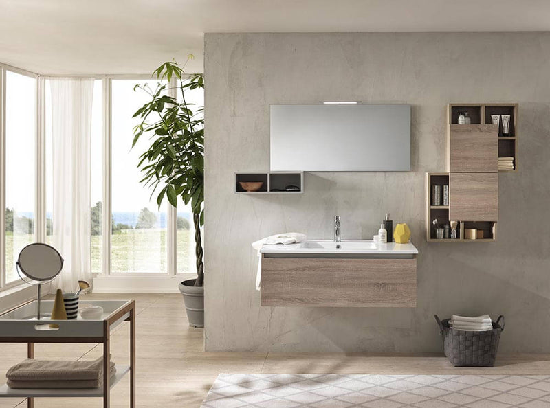 Mobile da Bagno sospeso Ibiza 21 Tabacco Chiaro TFT