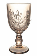 Set 6 Calici in Vetro 340 ml Villa d'Este Home Tivoli Coral Provence
