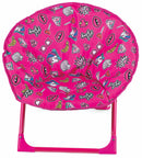 Set 2 Sedie da Giardino Pieghevoli per Bambini in Ferro Soriani Moonchair Glamour