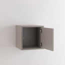 Pensile da Soggiorno 1 Anta 34x27x34 cm Specchio TFT Marte Pietra Avana