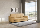 Divano 3 Posti 208x85x85 cm Marrak in Tessuto Ocra