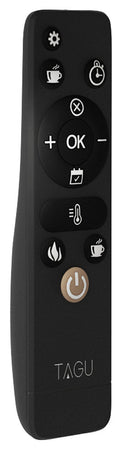 Camino Elettrico da Pavimento Effetto Fiamma 1500W Tagu Larsen Wengè