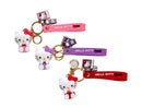 Set 24 Portachiavi Hello Kitty 3D in Silicone per Bambini Varie Colorazioni
