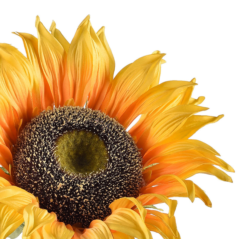 Set 2 Girasole Artificiale Altezza 123 cm Giallo