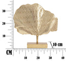 Scultura Tree Glam 35x2,5x35,5 cm in Ferro Oro