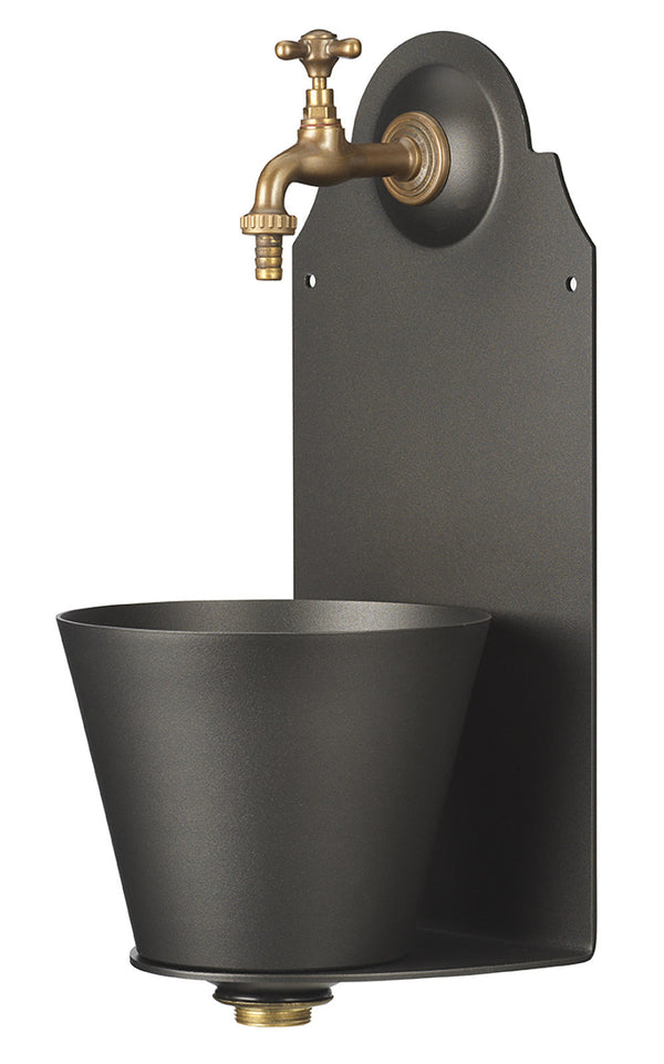 acquista Fontana a Parete da Giardino con Rubinetto Belfer 42/PR Antracite
