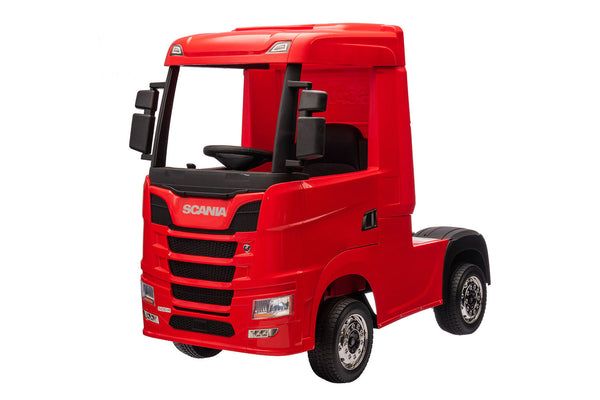Camion Elettrico per Bambini 126x68x102 cm 24V Scania Rosso acquista