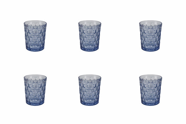 acquista Set 6 Bicchieri Acqua in Vetro 250 ml Villa d'Este Home Tivoli Ottagono
