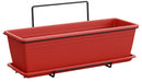 Vaso in Polipropilene con Supporto Kit Wall Cassetta Mare Scarlet Varie Misure
