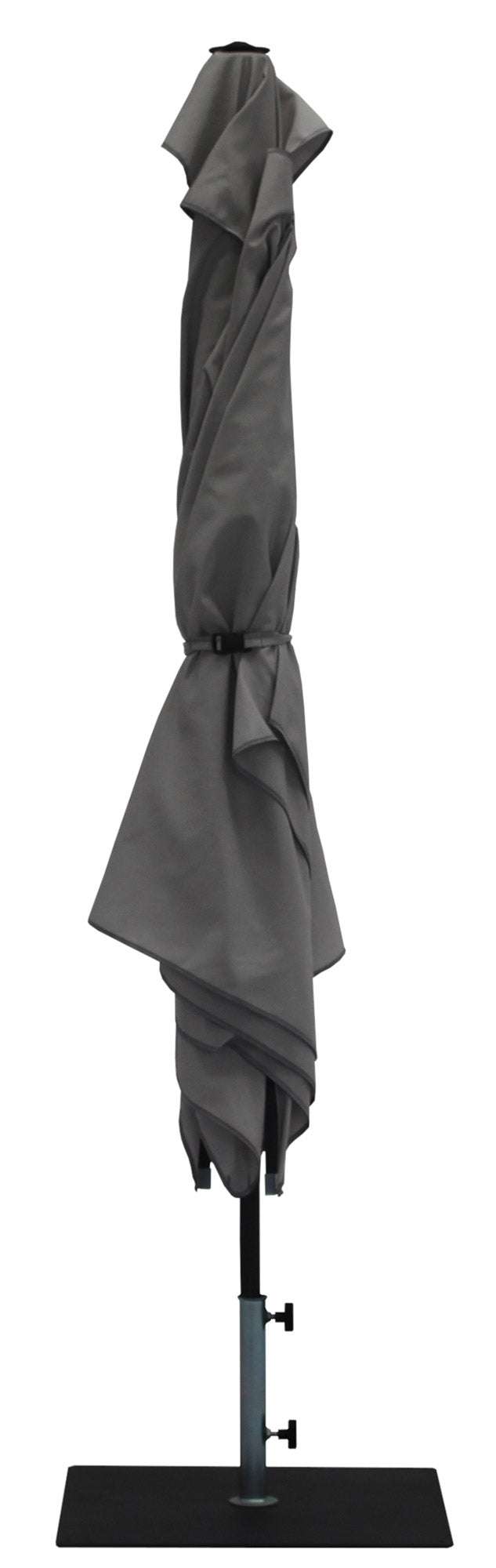 Ombrellone da Giardino 3x2 m Palo Ø38 mm in Alluminio Tessuto Olefin Trend Grigio