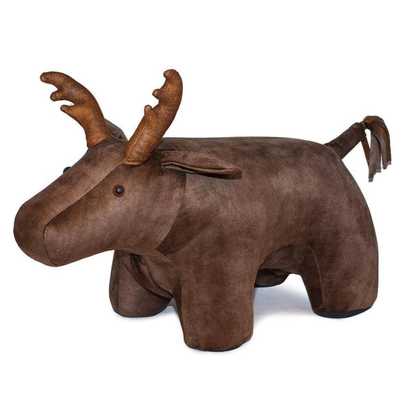 online Sgabello Pouf Poggiapiedi per Bambini 72x36x34-53 cm Cervo Big Marrone Divina Home